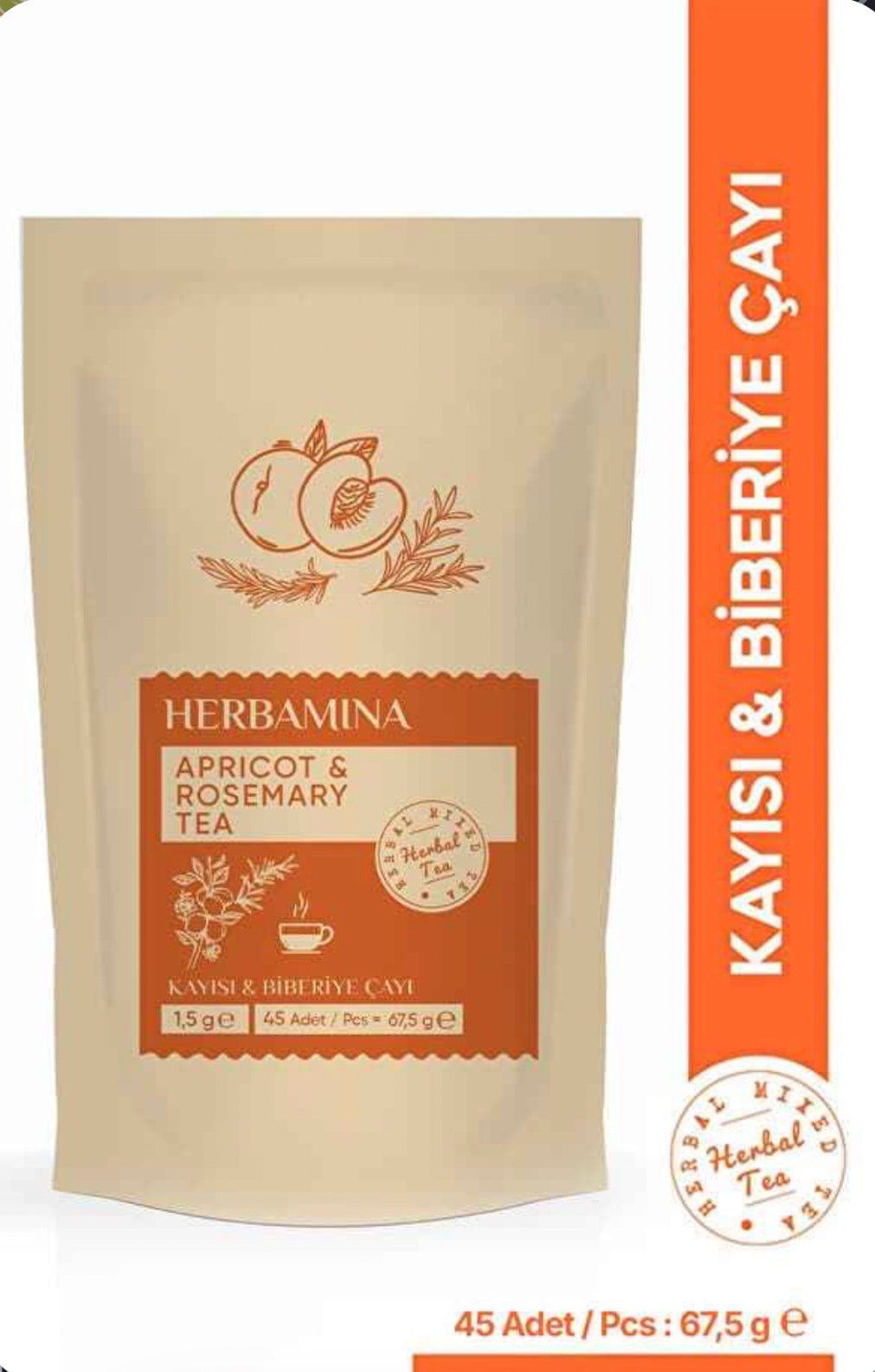 Herbamina Kayısı Biberiye Çayı