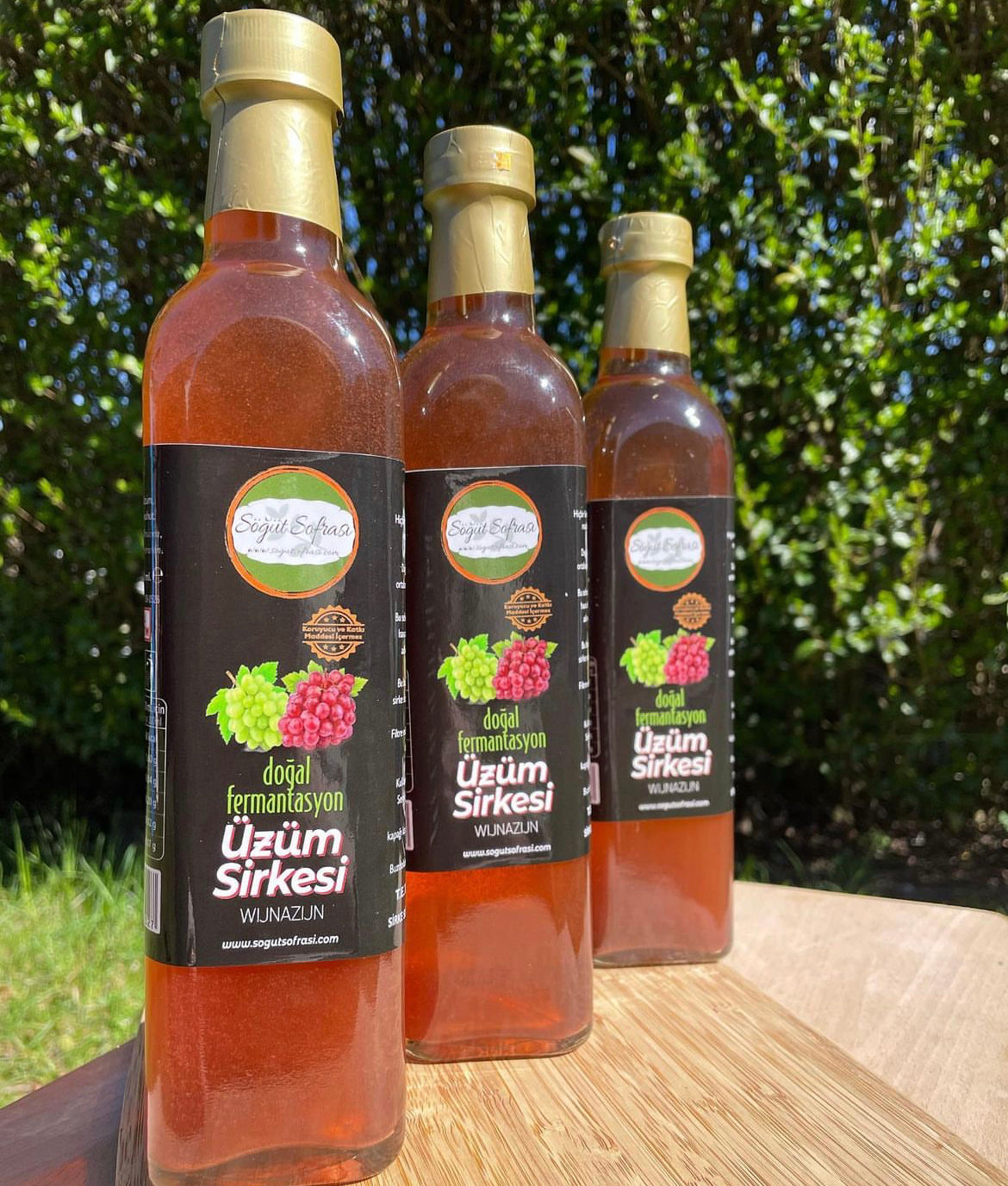Katkısız Üzüm Sirkesi - 500ml
